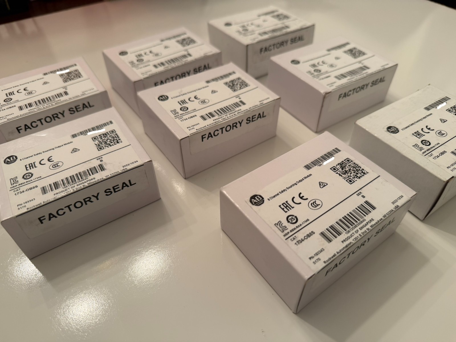 1734-OB8S Allen Bradley SER B DC Output Module 8 Points Safety 24VDC Sourcing