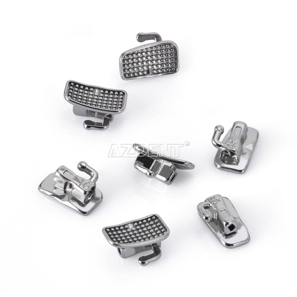 50Sets Tubos bucales de ortodoncia dental 1er 2nd molar Bondable Roth MBT 022