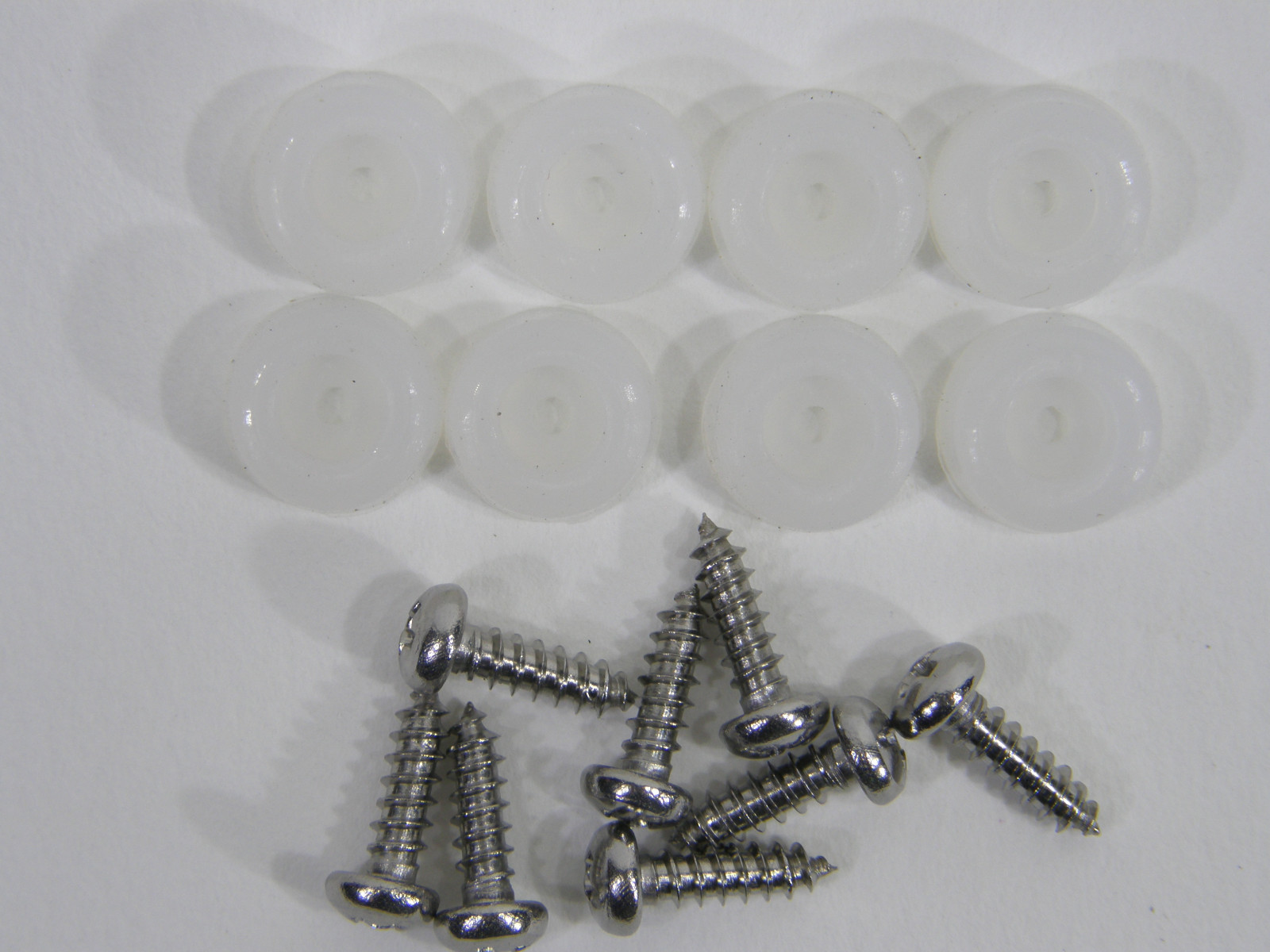 Extra Small 3/8″ DIA Rubber Bumpers with Stainless Steel Screws (Black or Clear)