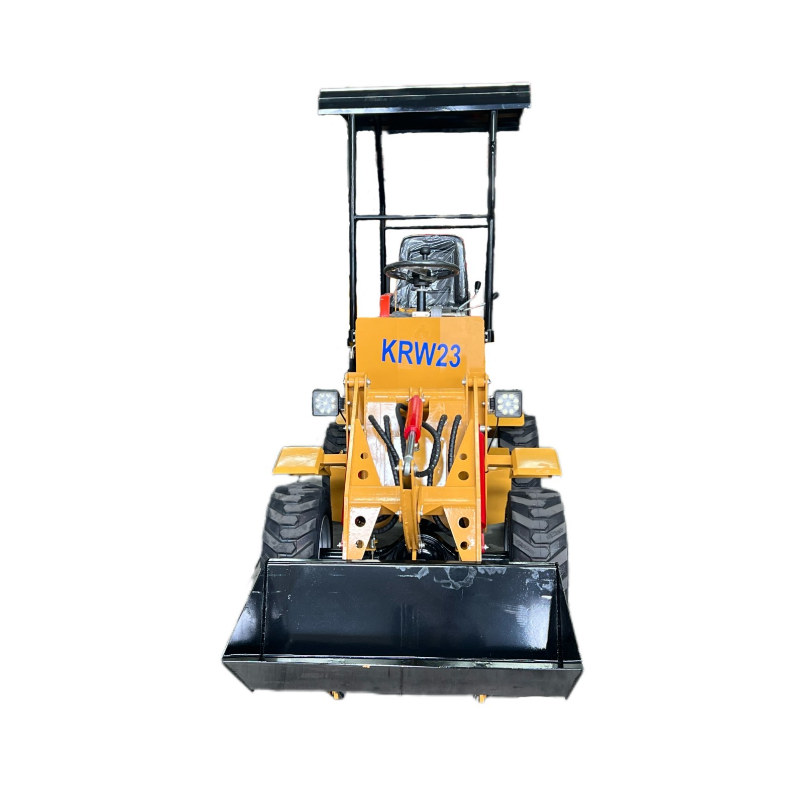 Agrotk Mini Skid Steer Wheel Loader Riding-on 23 HP RATO Gasoline Engine Compact