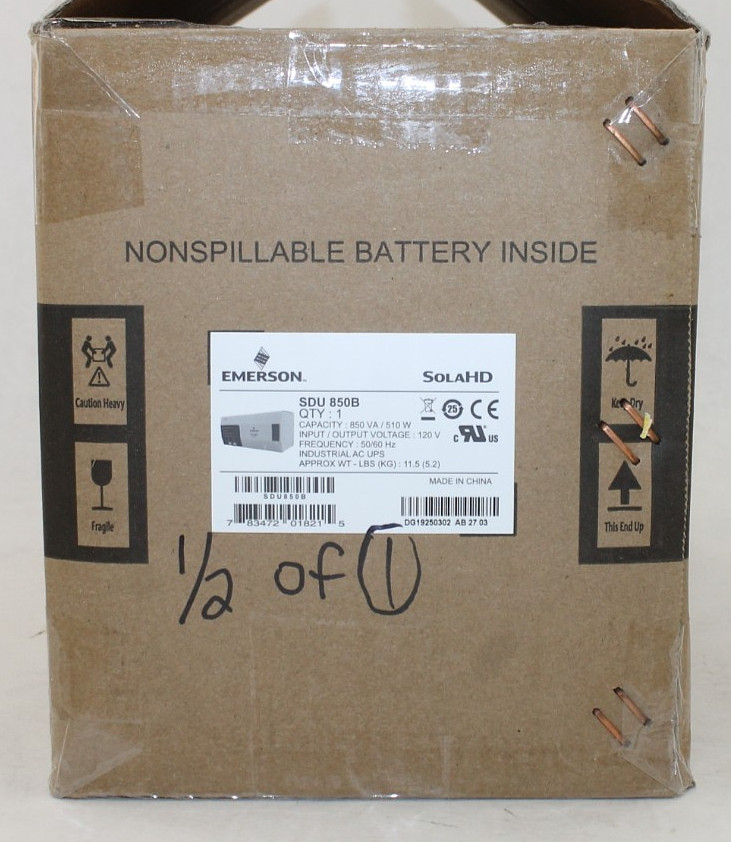 Emerson SolaHD SDU 850B Uninterruptible Power Supply