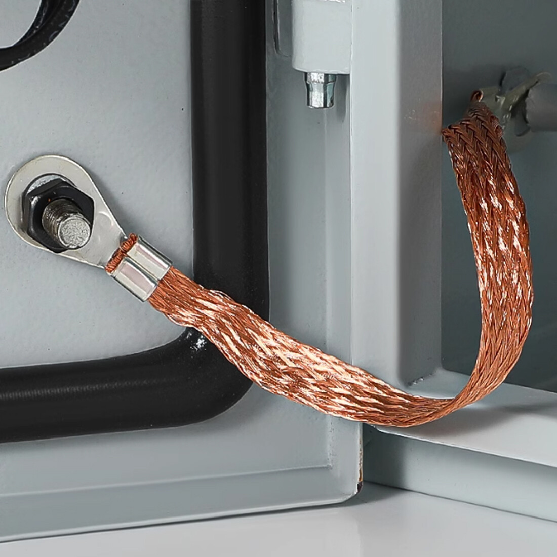 100x Battery Lead Earth Strap Leng 200/250/300mm Flexible Cable Tin Copper Braid