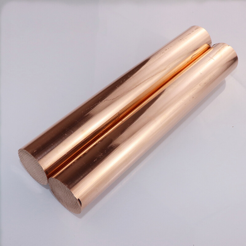 Copper Round Solid Rod Bar 12mm – 55mm Diameter 100 150 200 250 300mm Length