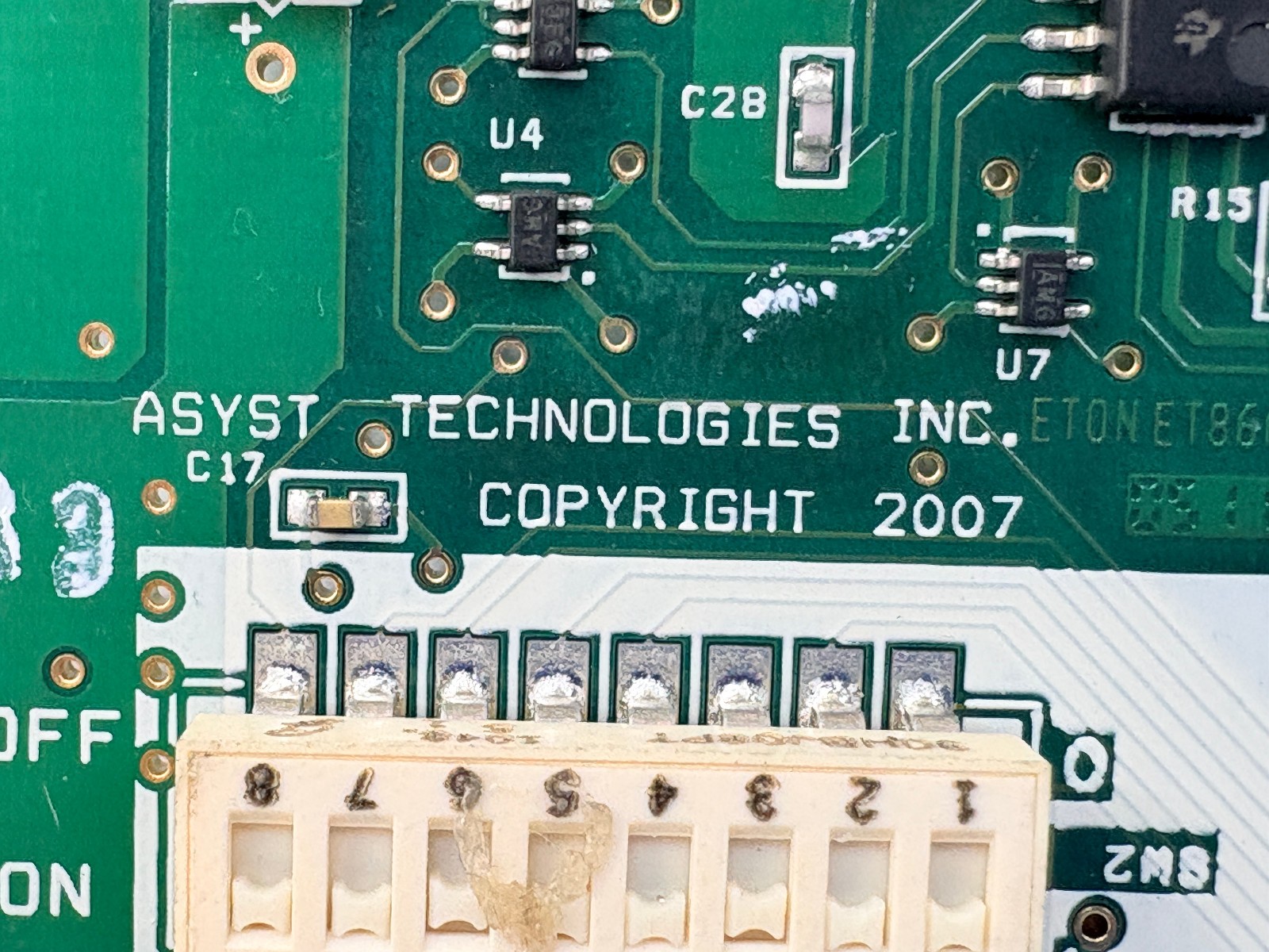 Asyst Technologies 4311-01 Circuit Port Board