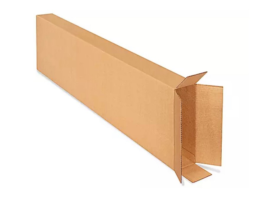 12″ x 12″ x 60″ Cardboard Corrugated Box – SINGLE BOX – TALL