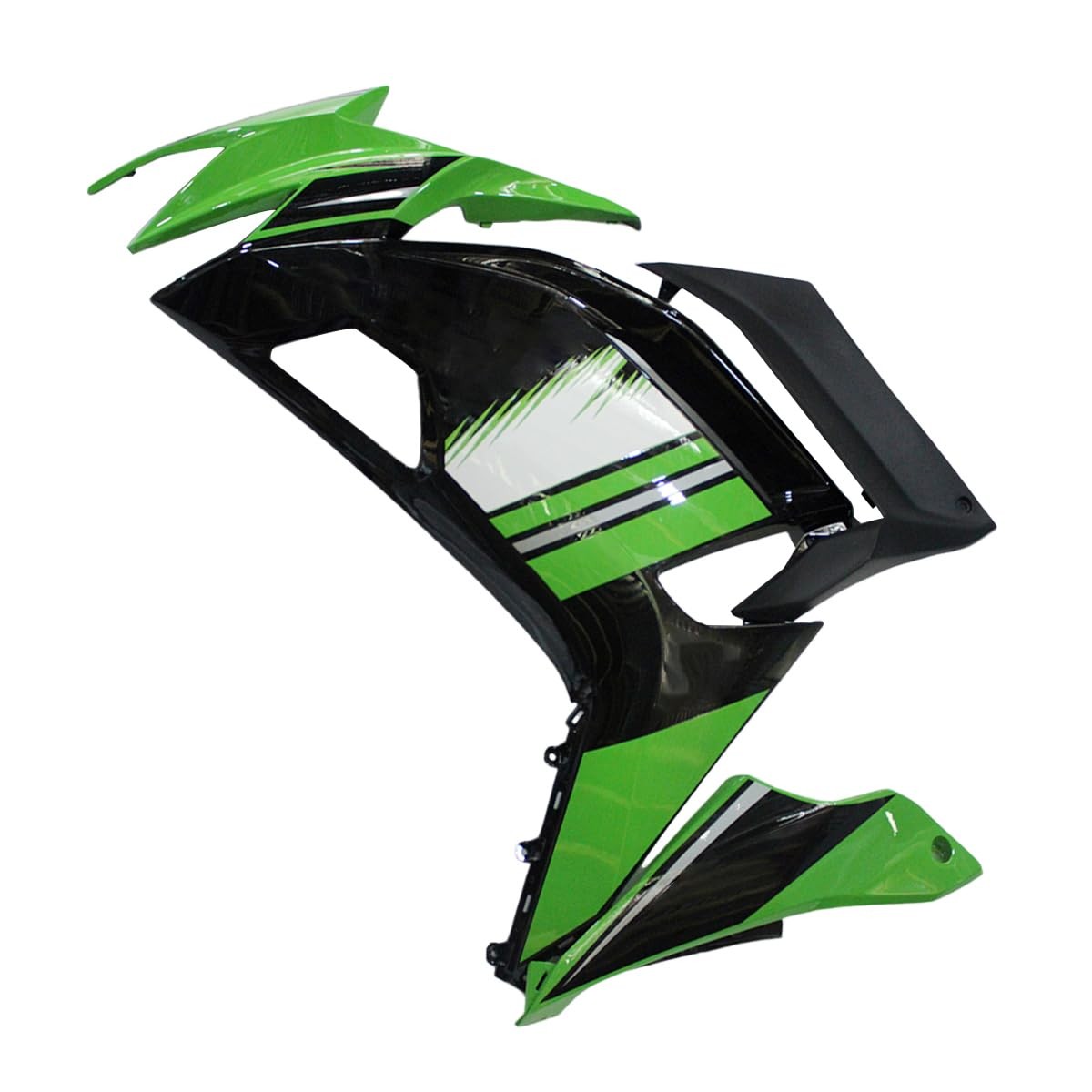 Fairing Kit Kawasaki ER-6F Ninja 650R 2021-2023 ABS Plastic Green Black White