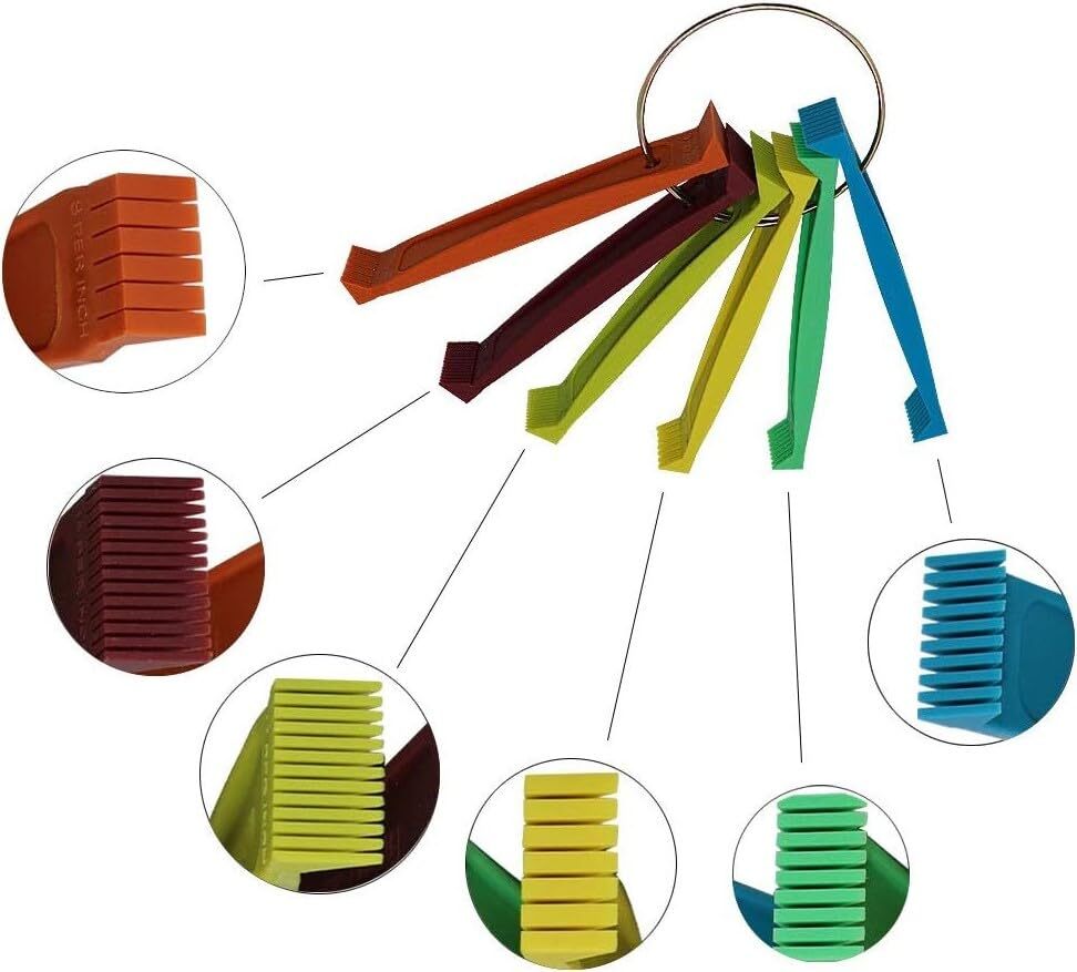FCR6 Ring Fin Comb Set Cleaning Brush Coil Condenser Brush fit Air Conditioner