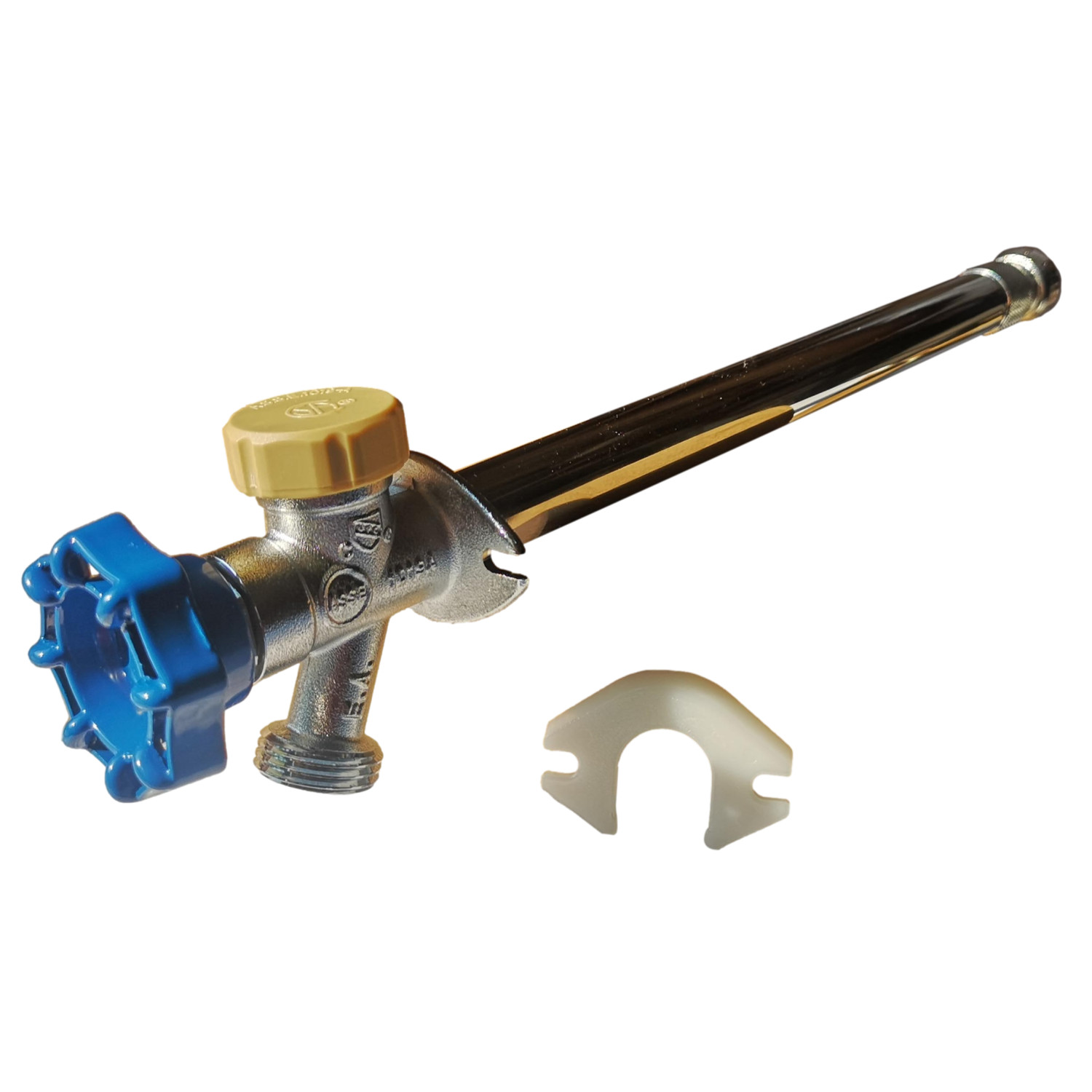 1 Pc. Anti-Siphon Frost Free Sillcock 10″, 1/2″ Push Fit x 3/4″ GHT Garden Valve