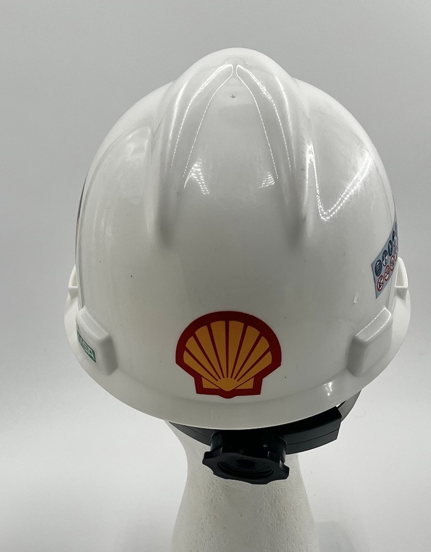 Shell Oil Hard Hat 2012 OBS Program Map Of Gulf Of Mexico MSA