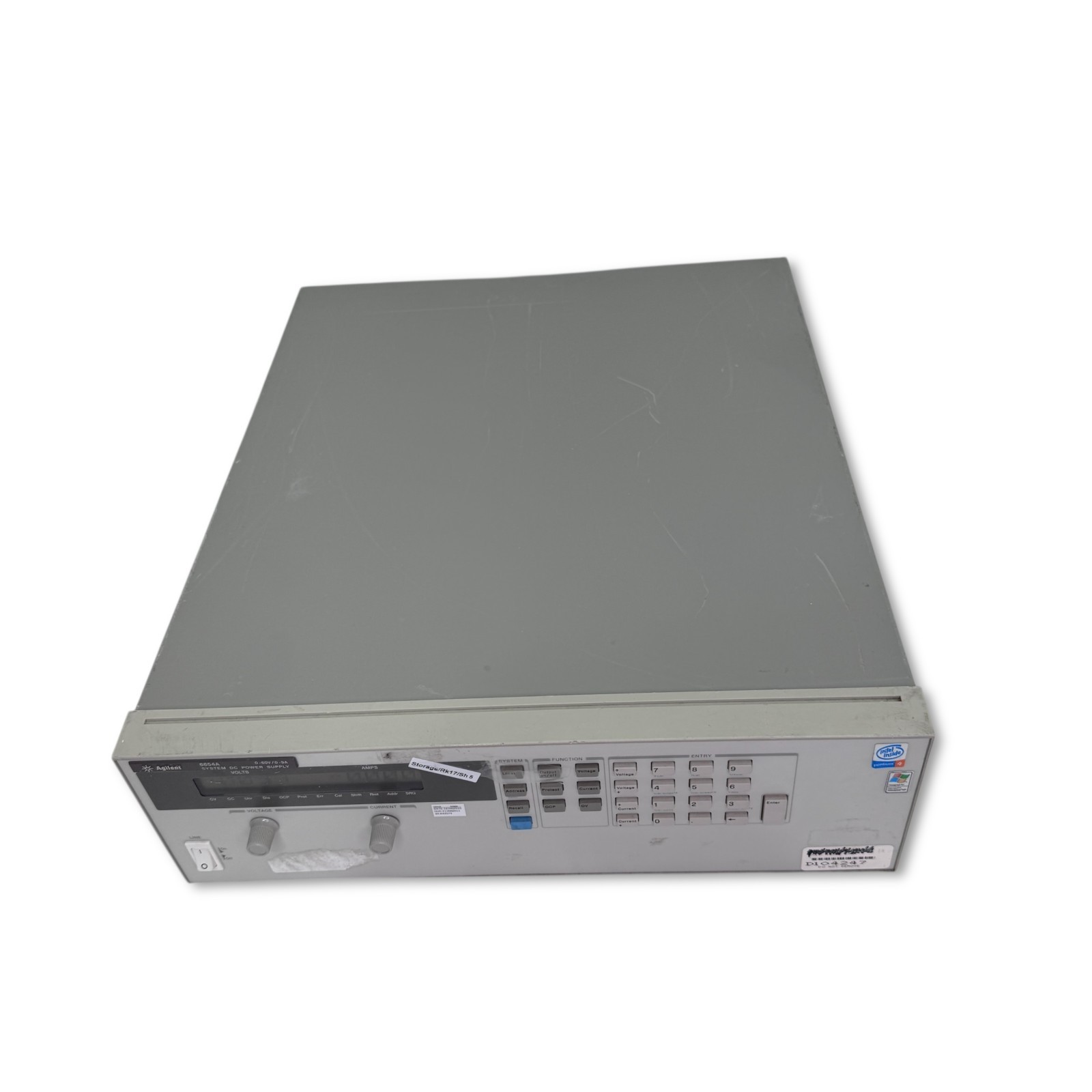 Agilent Keysight HP 6654A System DC Power Supply 0-60V 0-9A 540W GPIB Power On