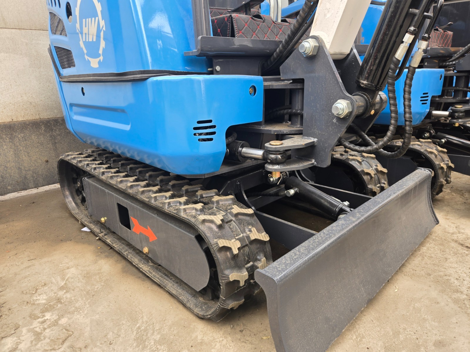 Mini Excavator with Side Swing, Pilot Controls, Hydraulic Thumb & Quick Coupler