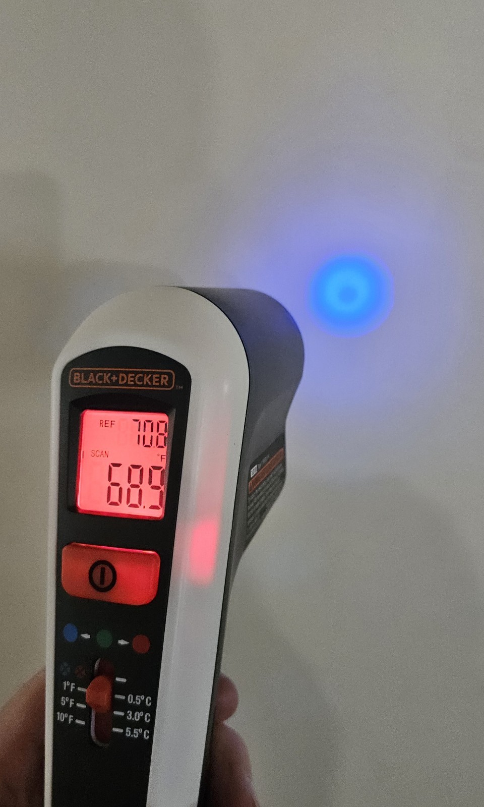 Black & Decker Handheld Thermal Leak Detector TLD100 Tested New