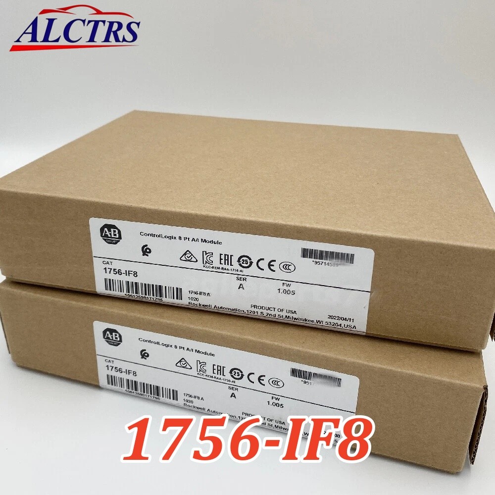 NEW 1756-IF8 AB ControlLogix Point A/I Module 2023 NEW Factory Sealed 1756IF8 TX