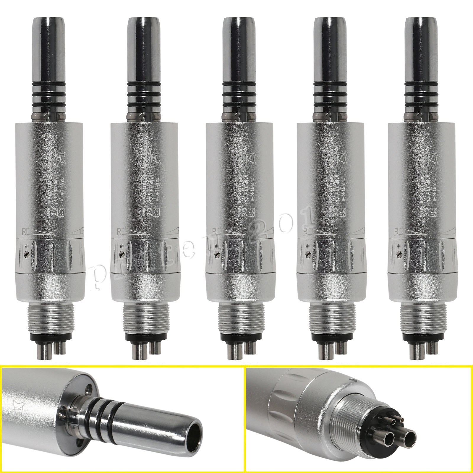 Dental E-type Air Motor Slow Low Speed Handpiece 4 Hole Inner Water Spray USA