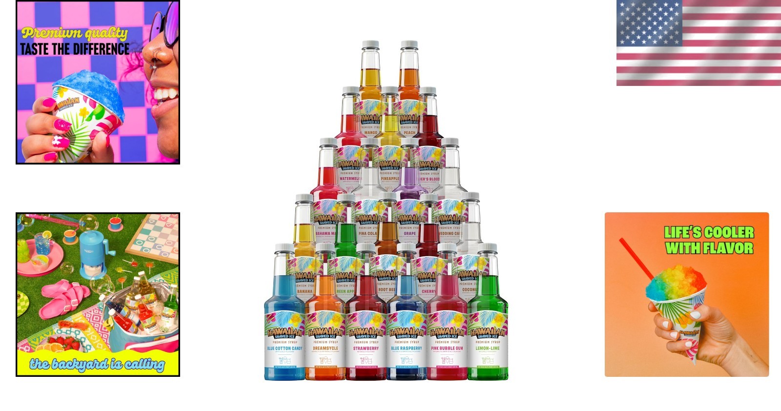 Syrup Assortment: 20 Popular Flavors, 320oz Bulk – , No HFCS, Perfect Drinks