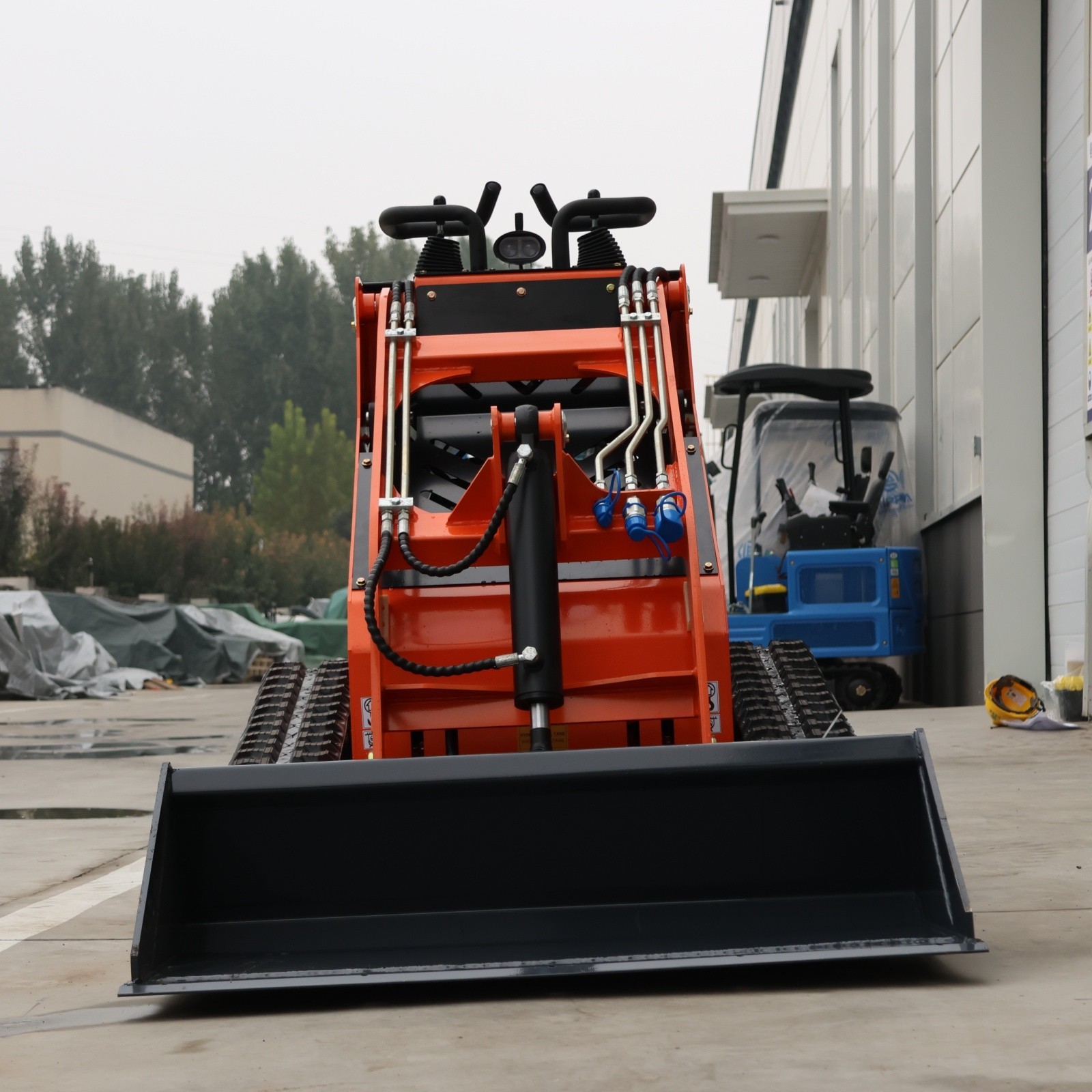 15HP Mini Skid Steer Loader Gasoline Crawler Hydraulic EPA Free Shipping USA
