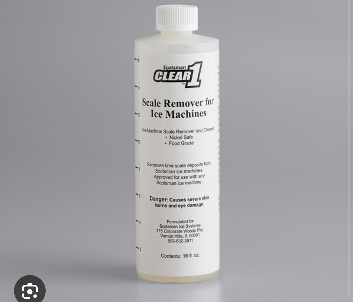 Scotsman 19-0653-01 Clear1 Cleaner 16oz