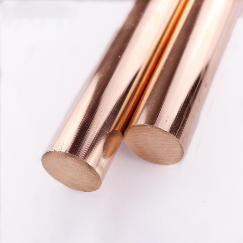 Copper Round Solid Rod Bar 12mm – 55mm Diameter 100 150 200 250 300mm Length