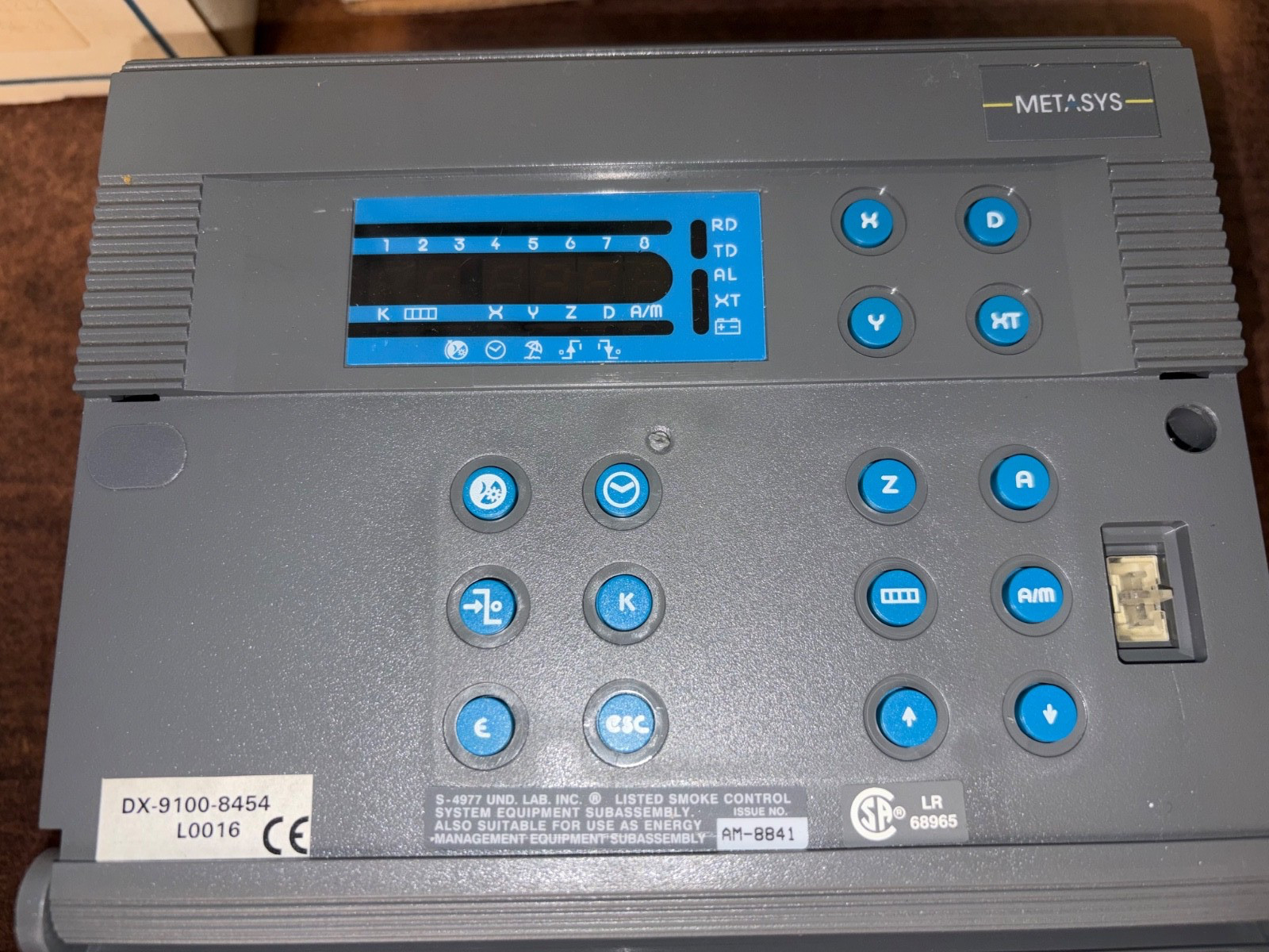 JOHNSON CONTROLS DX-9100-8454 METASYS CONTROLLER B504