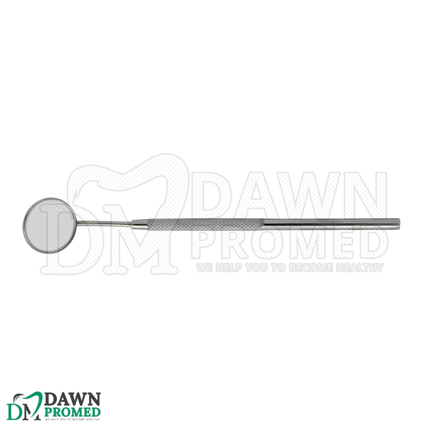 100 Pcs Dental Mouth Mirror #5 With Handle ENT Dental Instruments German Grade