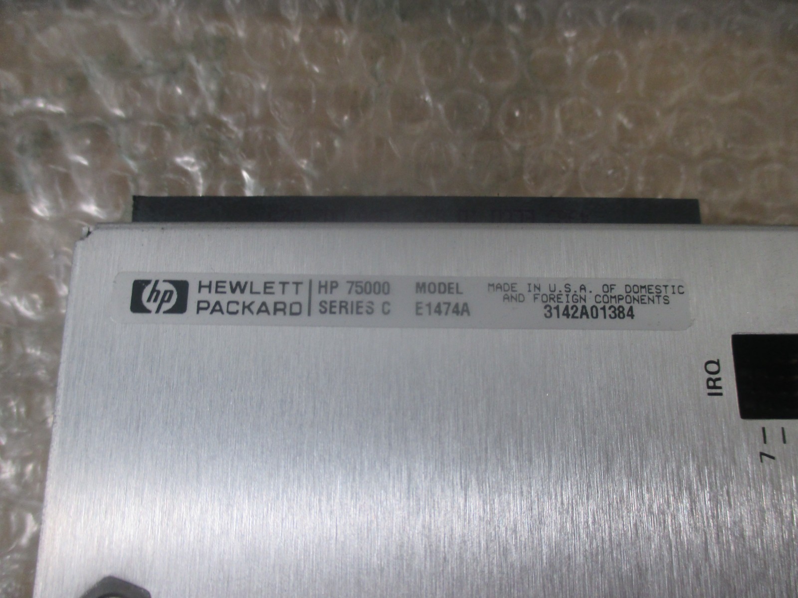 HP /Agilent E1474A 75 ohm RF Multiplexer Series C with 2x E1475A Expander
