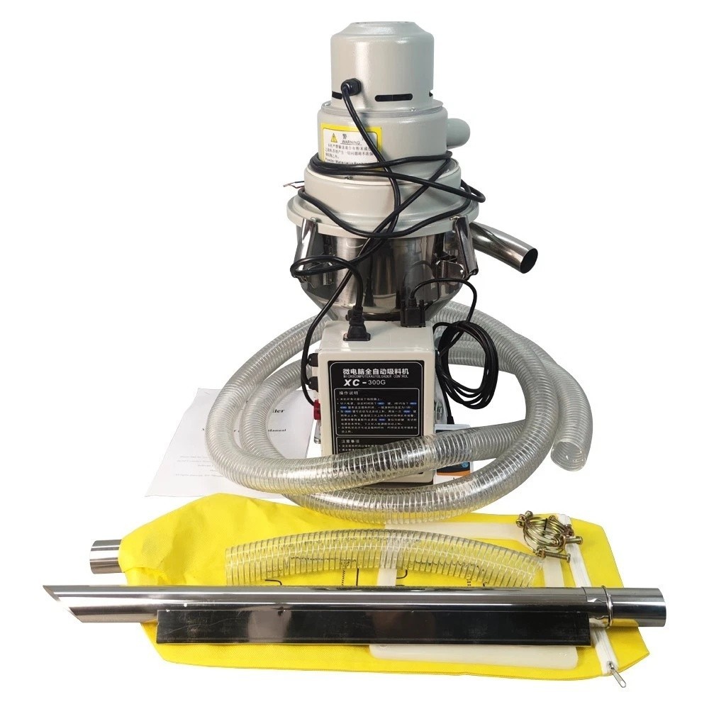 220V Auto Vacuum Suction Feeding Machine XC-300G Materials Feeder Loader 7.5L