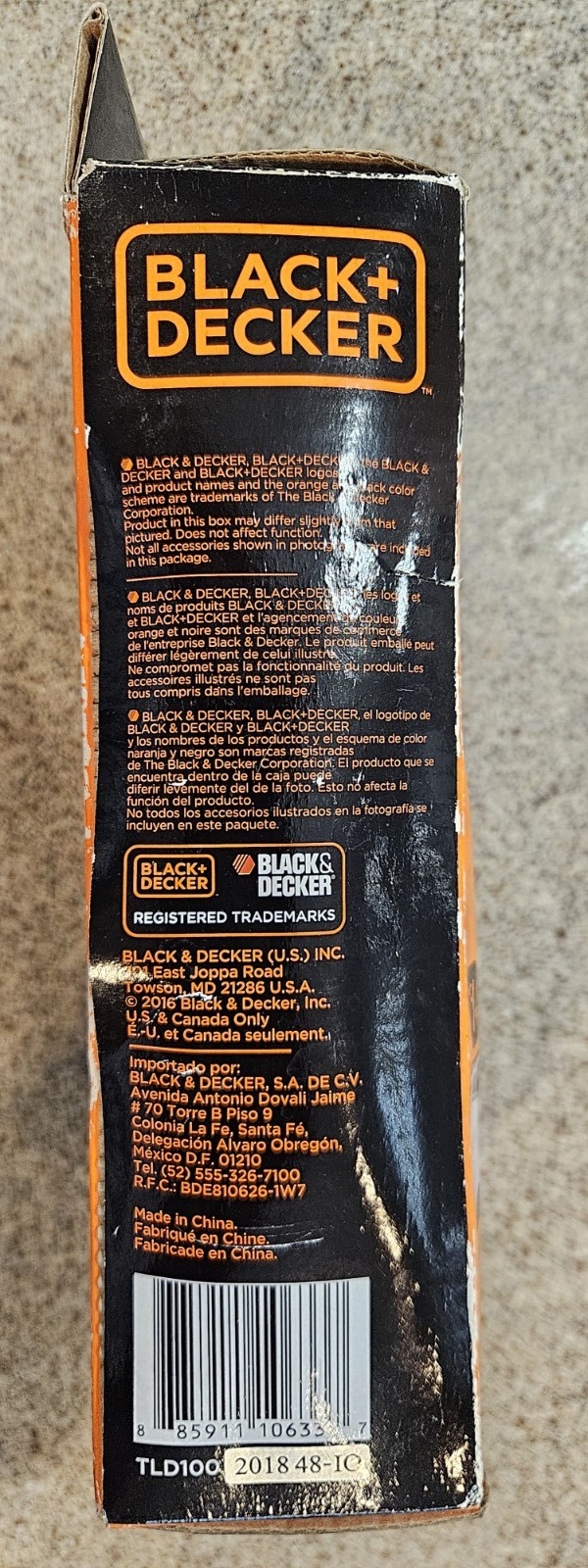 Black & Decker Handheld Thermal Leak Detector TLD100 Tested New