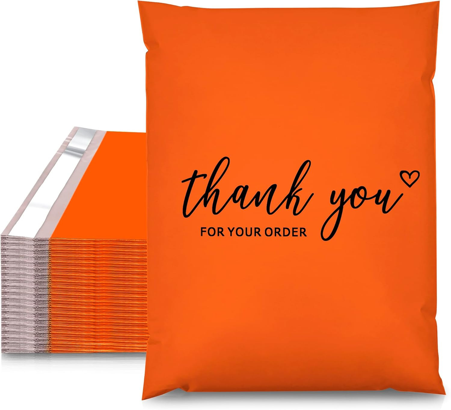 Thank You Poly Mailer 10X13 Inch 100 PCS, Shipping Bags for Clothing, Packaging