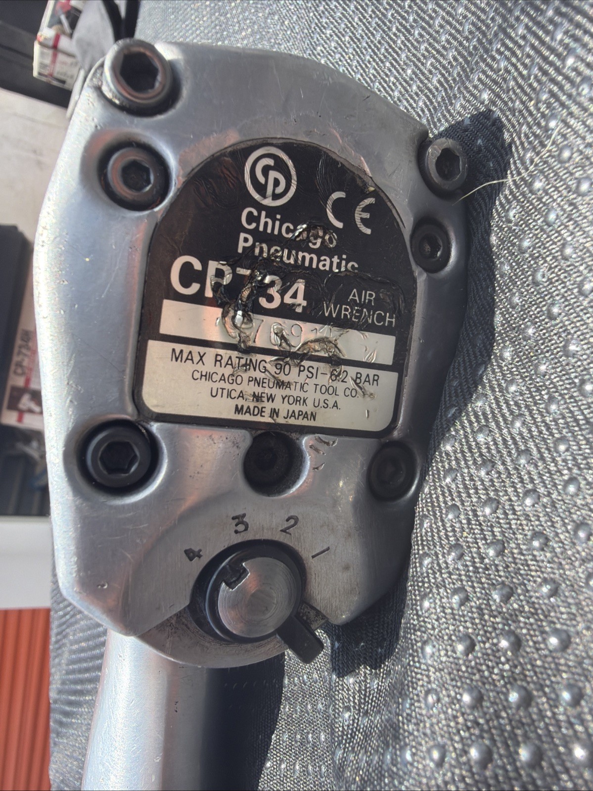 Chicago Pneumatic CP734 1/2″ Air Impact Wrench Heavy Duty Pneumatic Gun USED