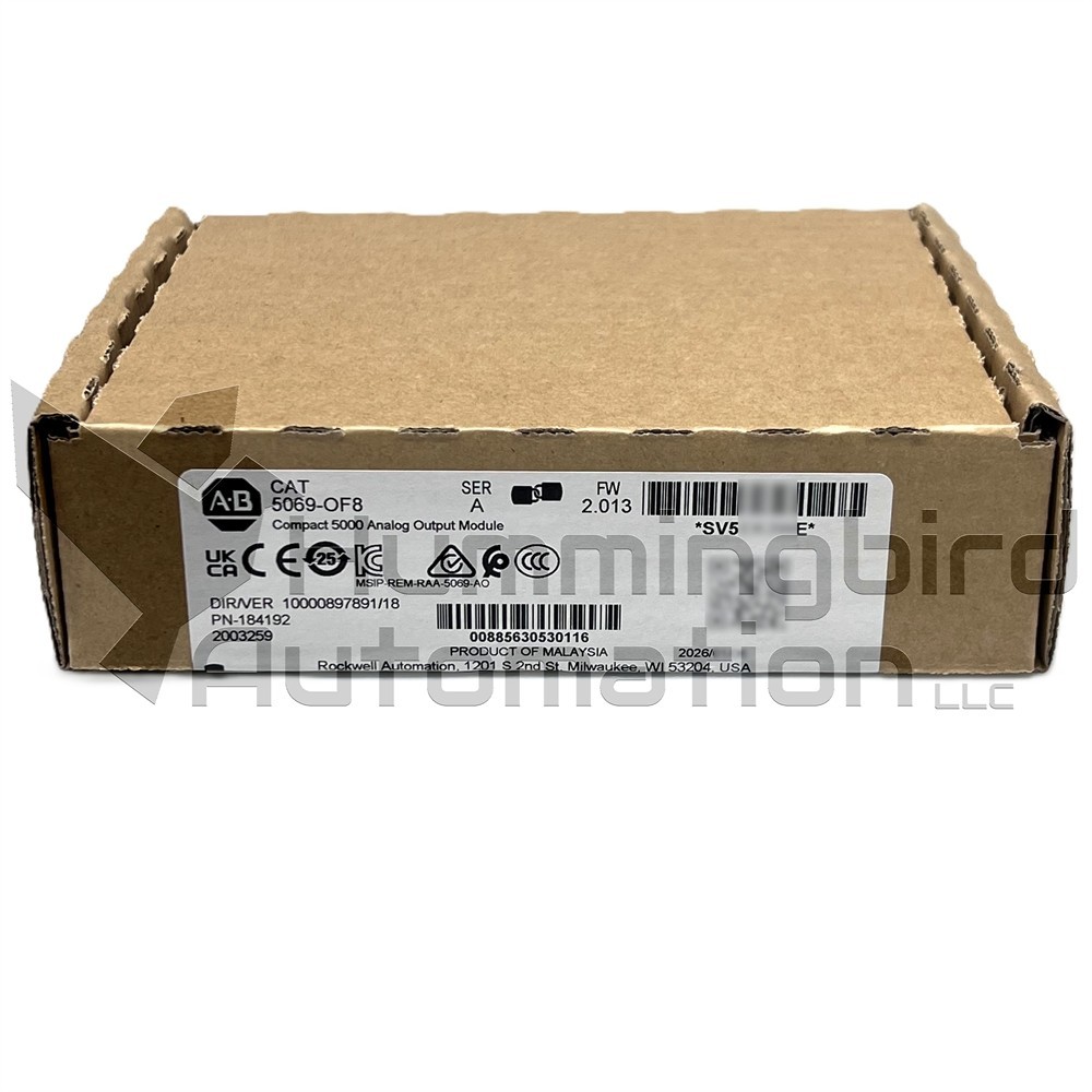 2024 Allen Bradley 5069-OF8 /A Compact Logix 5000 SEALED Surplus *USA SELLER*