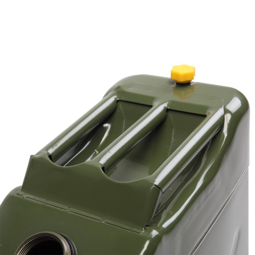 Army Green 20L 5 Gallon Gas Fuel Can Fuel Gasoline Steel Tank with Spout Metal