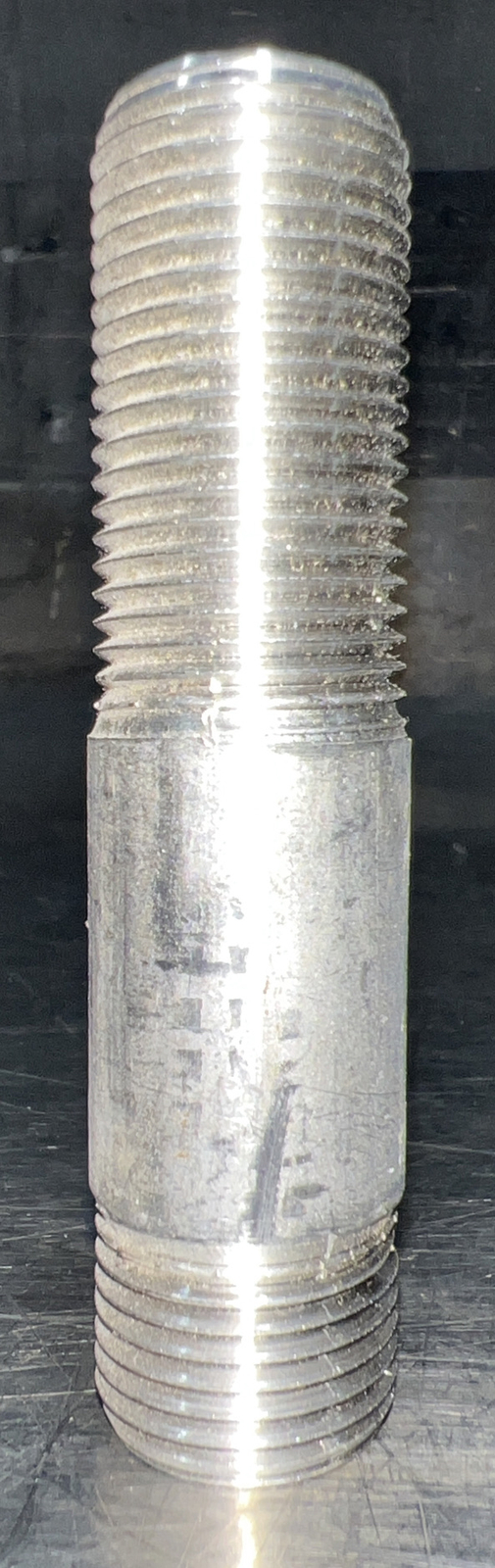.61” X 3.44” Stainless Steel Nipple. Nos Surplus. 1 Unit
