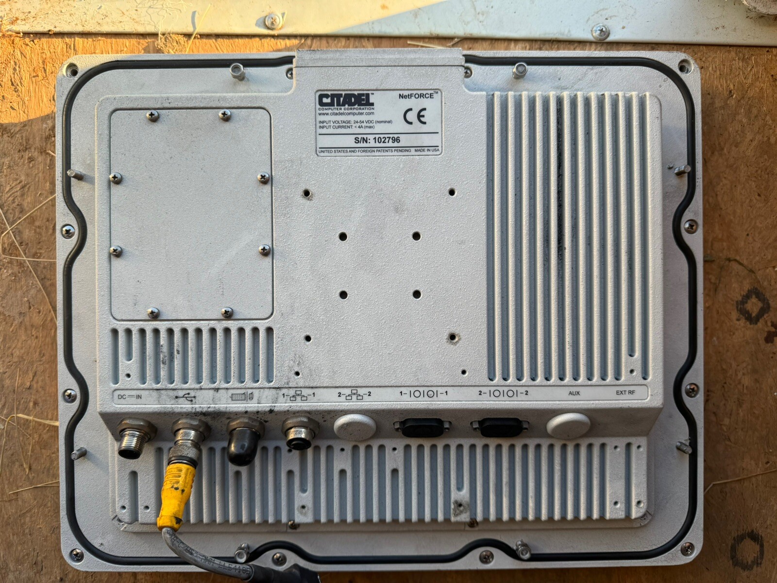 Citadel netforce rugged industrial computer display panel