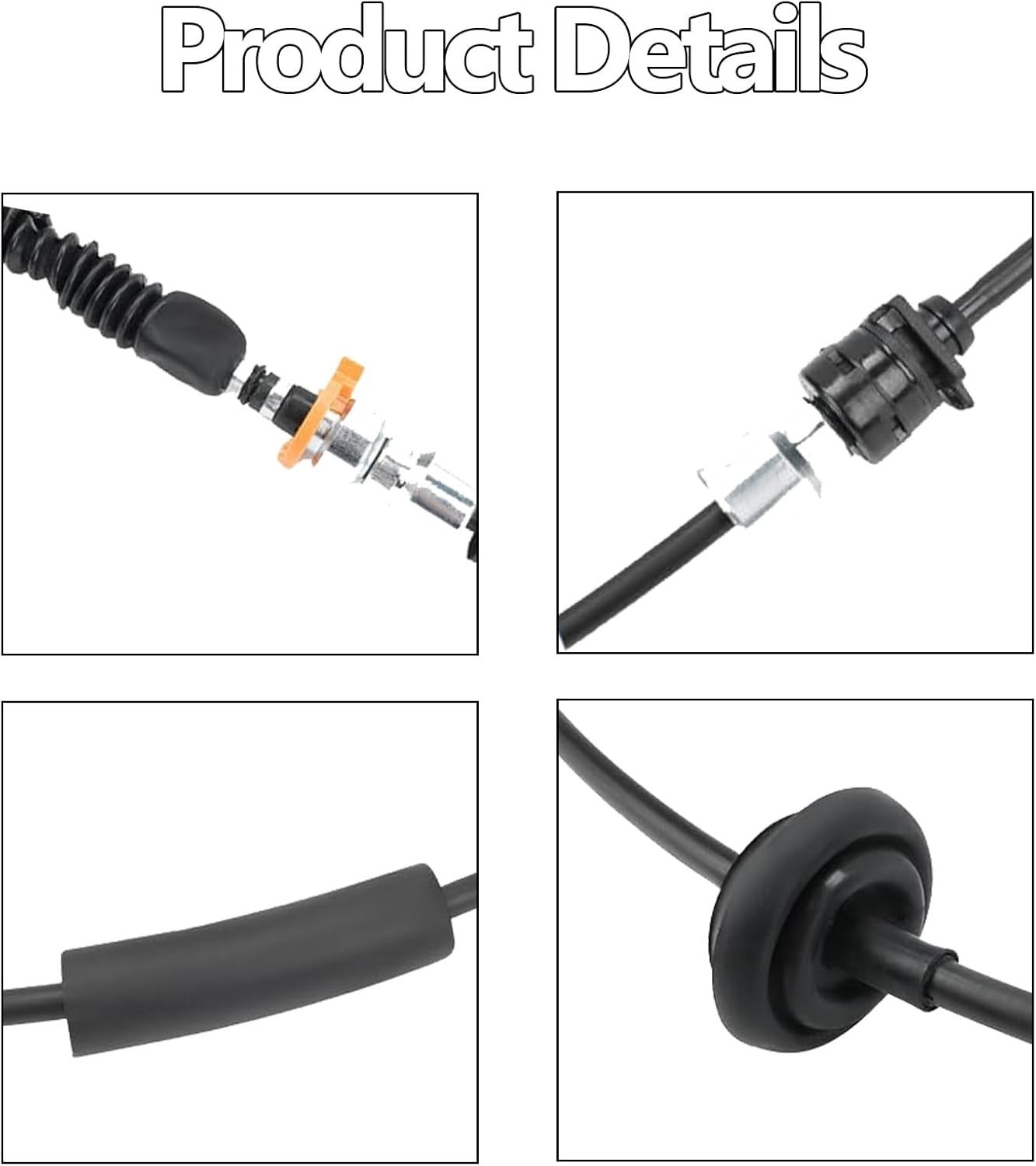 Transfer Case Shift Cable Compatible with Wrangler JK 4×4 3.8L V6 2007-2011, R
