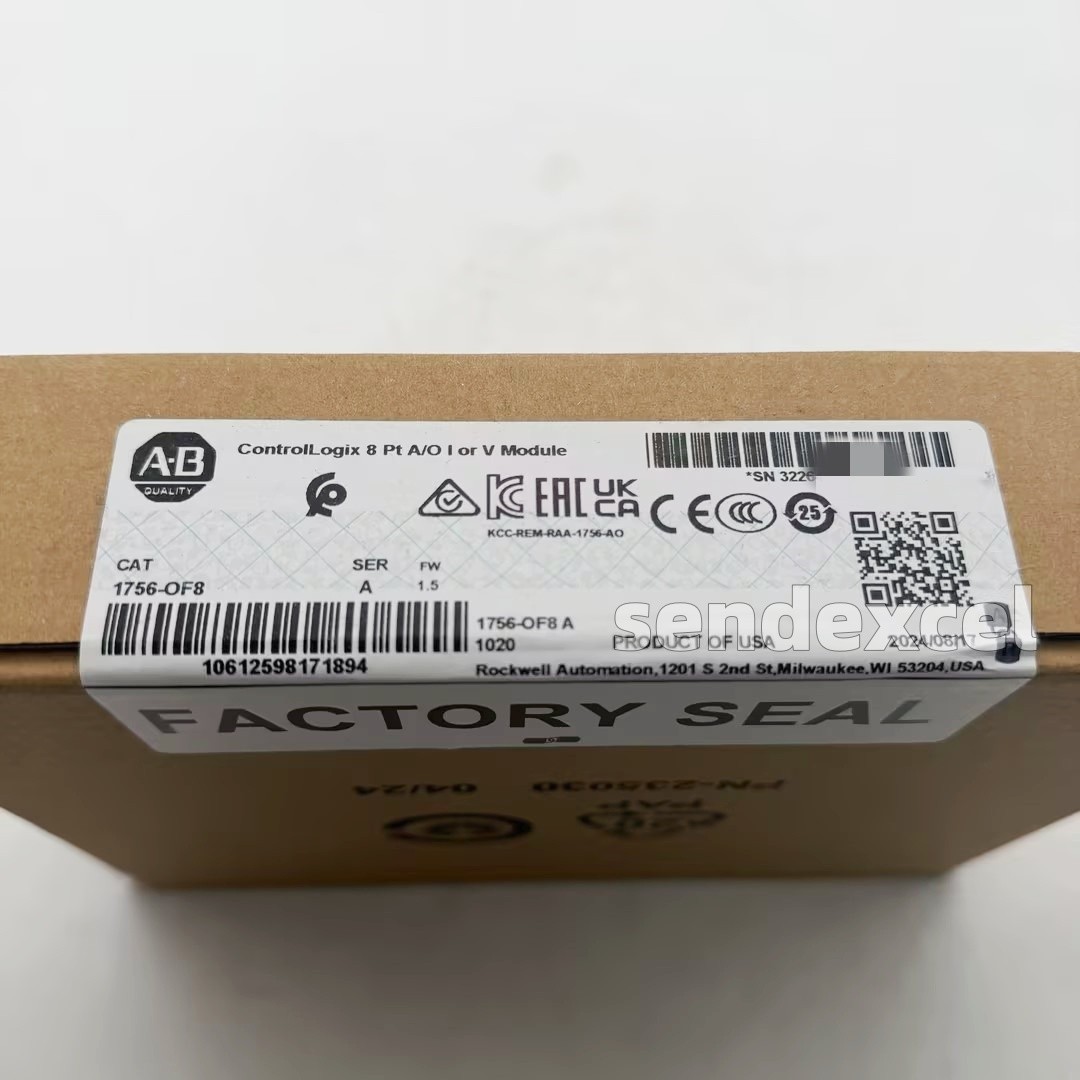 1756-IF8 AB ControlLogix Point A/I Module 2023 NEW Factory Sealed 1756IF8 TX