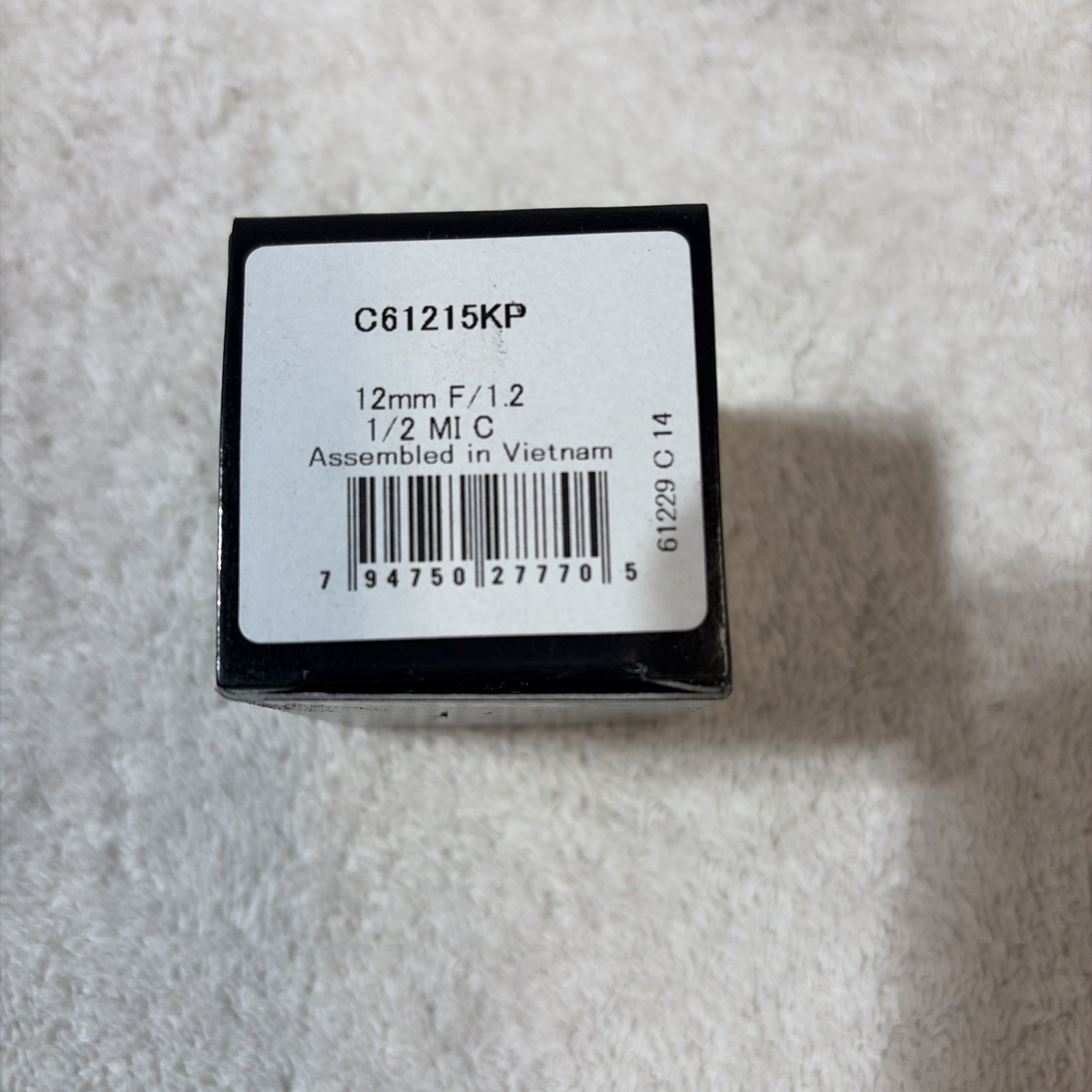 Pentax C61215 12MM F/1.2 CCTV Camera Lens