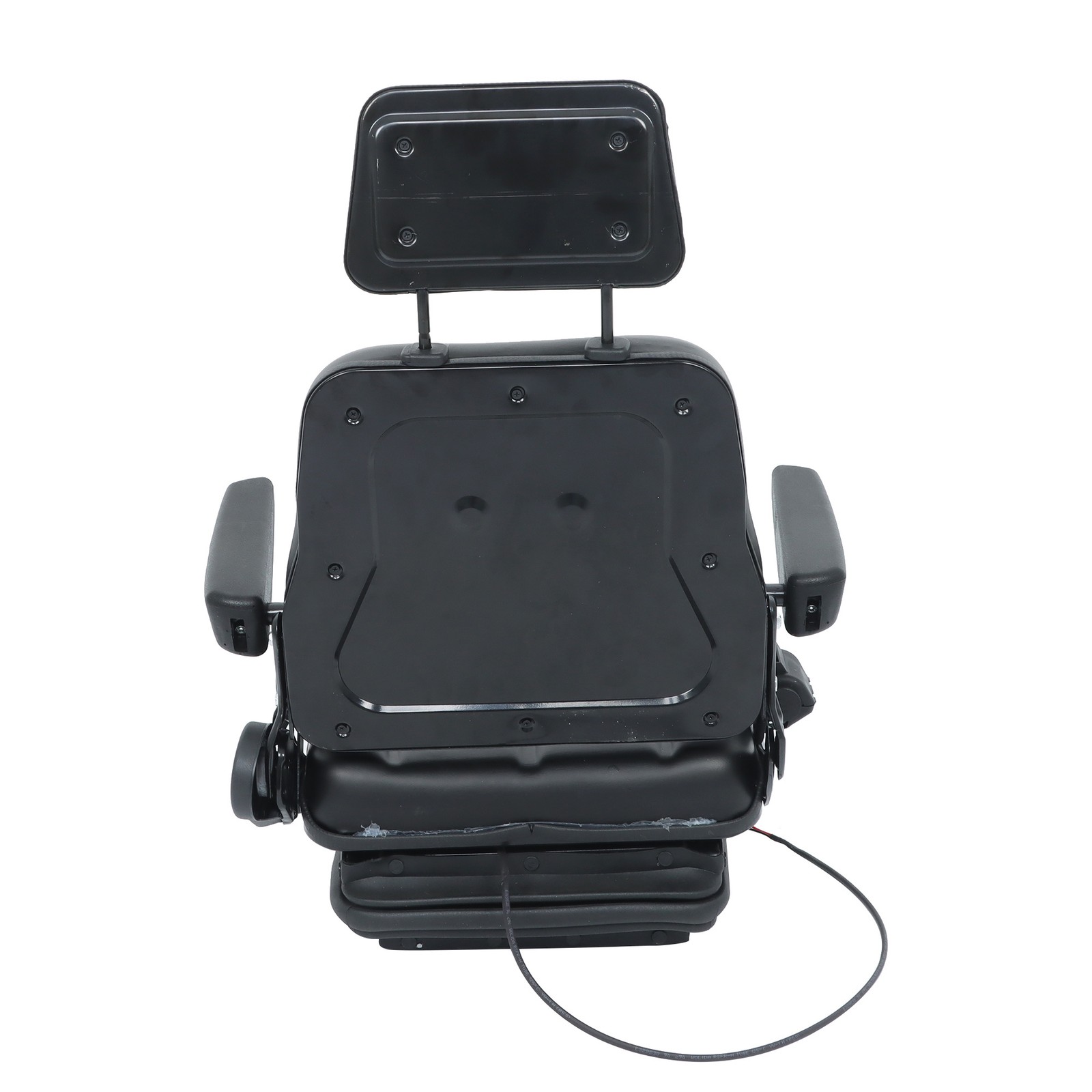 Forklift & Tractor Seat Suspension Adjustable Backrest Armrest Safety Belt
