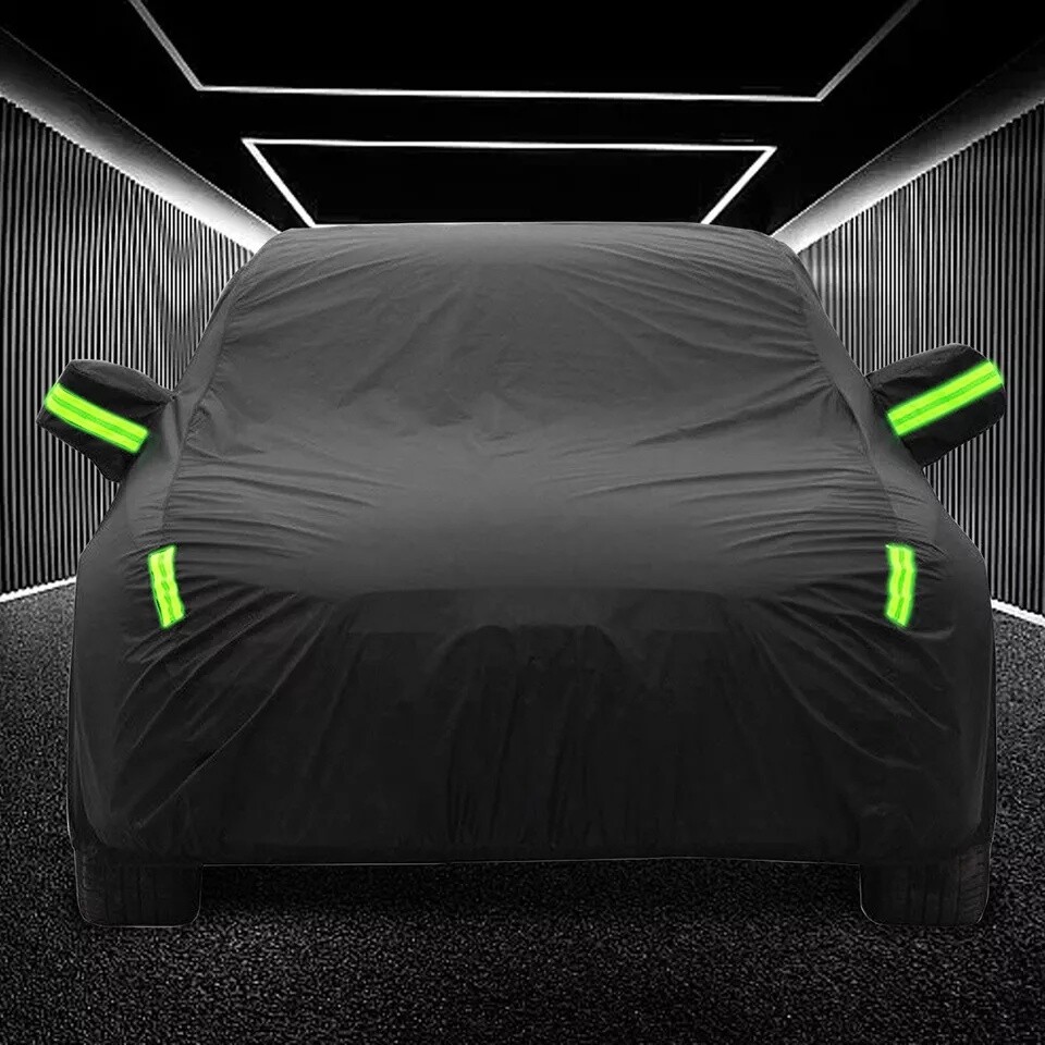 Heavy Duty Waterproof Full Car Cover All Weather Protection Outdoor Dustproof