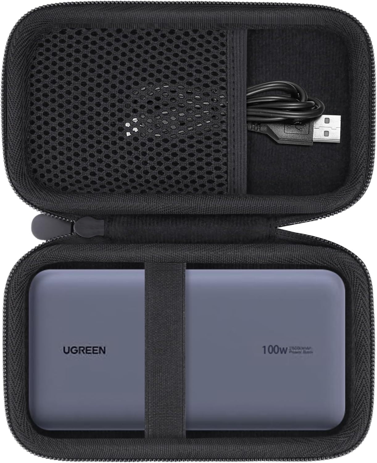 [Case Only] Power Bank Built-In USB-C Cable Anker Power Bank Case