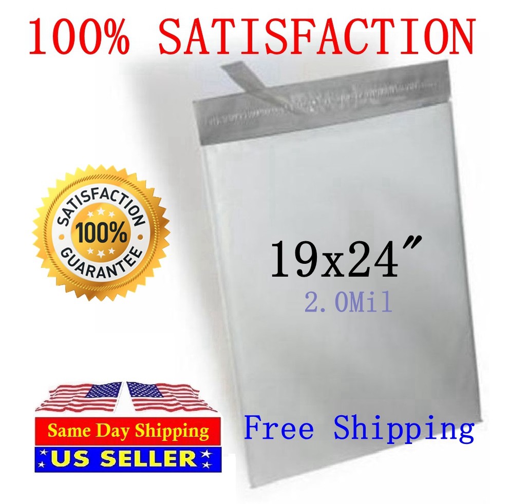 19X24 Poly Mailers Self Sealing Shipping Envelopes Mailing Bags -ST ShipMailers