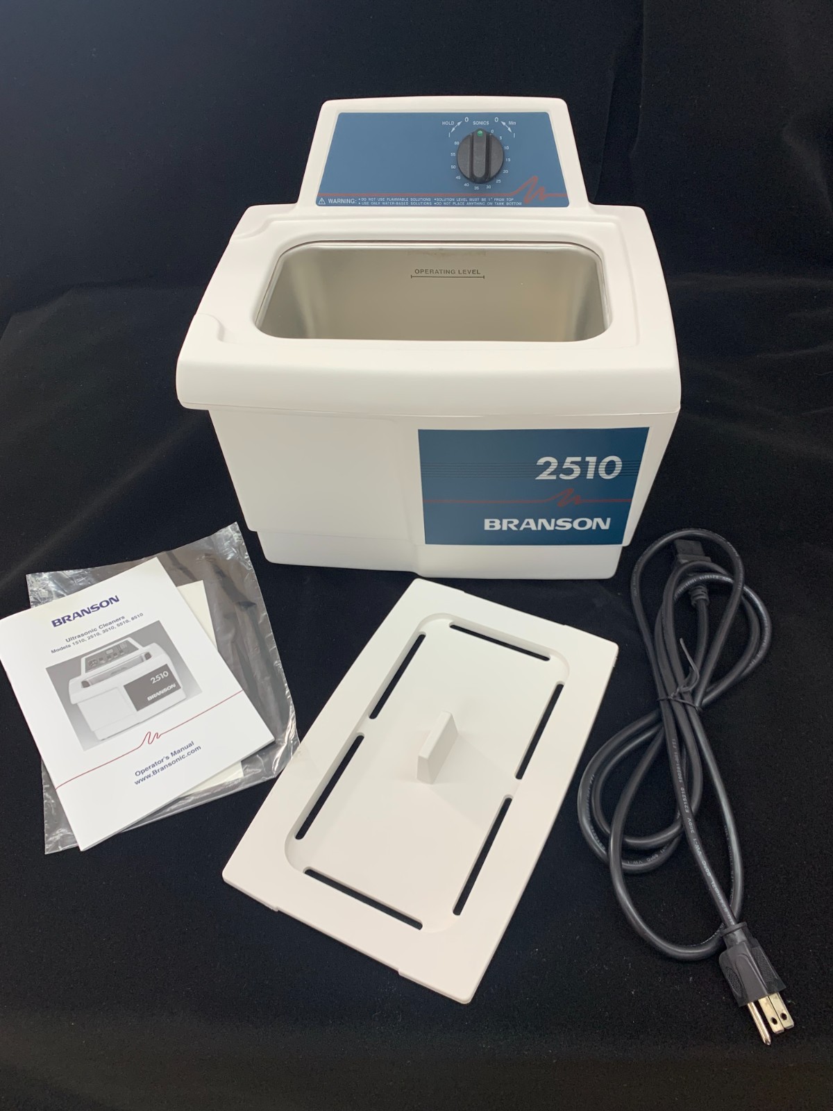 Branson 2510 0.75G Ultrasonic Cleaner w/ Mechanical Timer CPN-952-216R