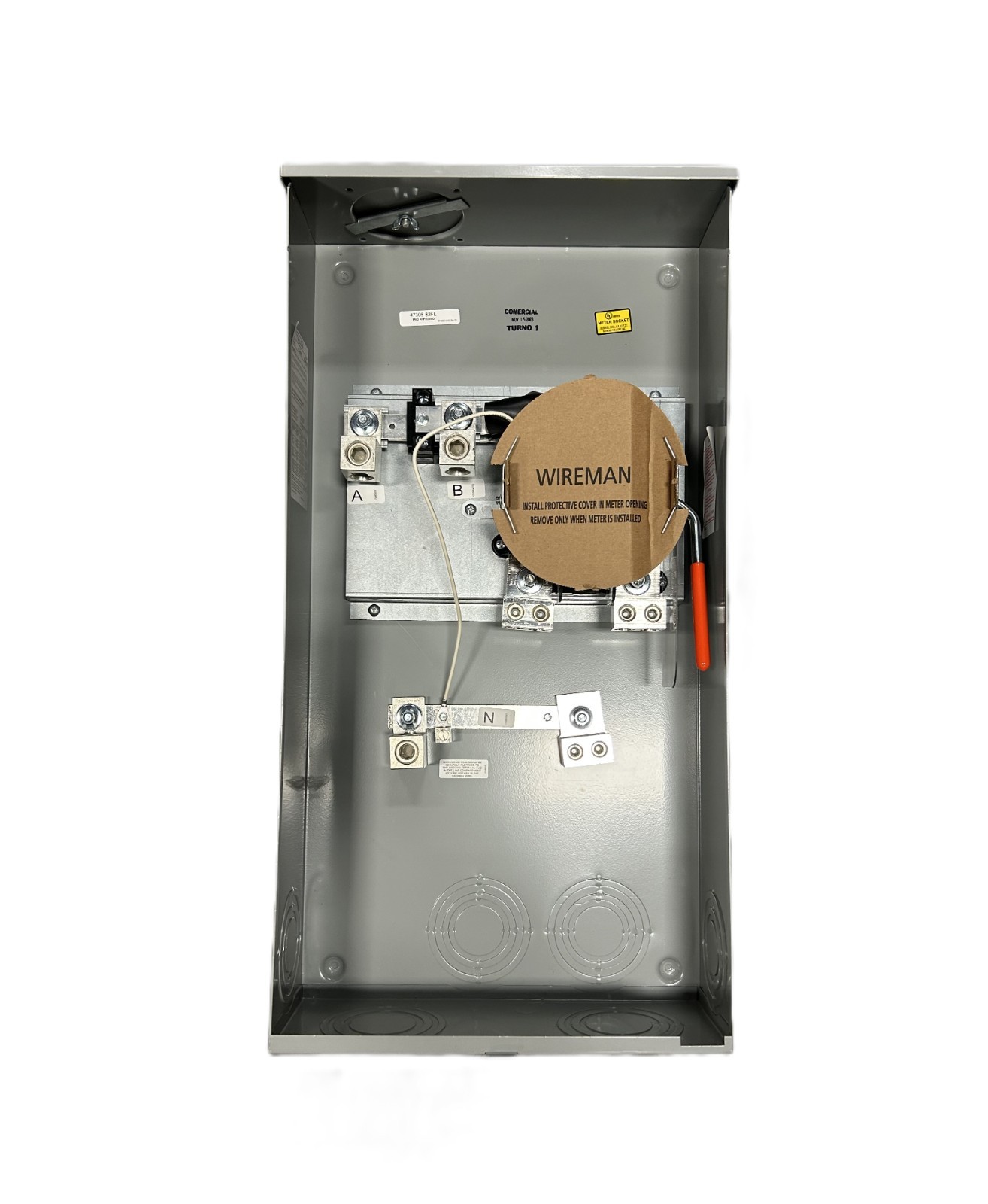 Siemens 47305-82FL Talon Ringless Meter Socket Outdoor Enclosure 320A 600VAC