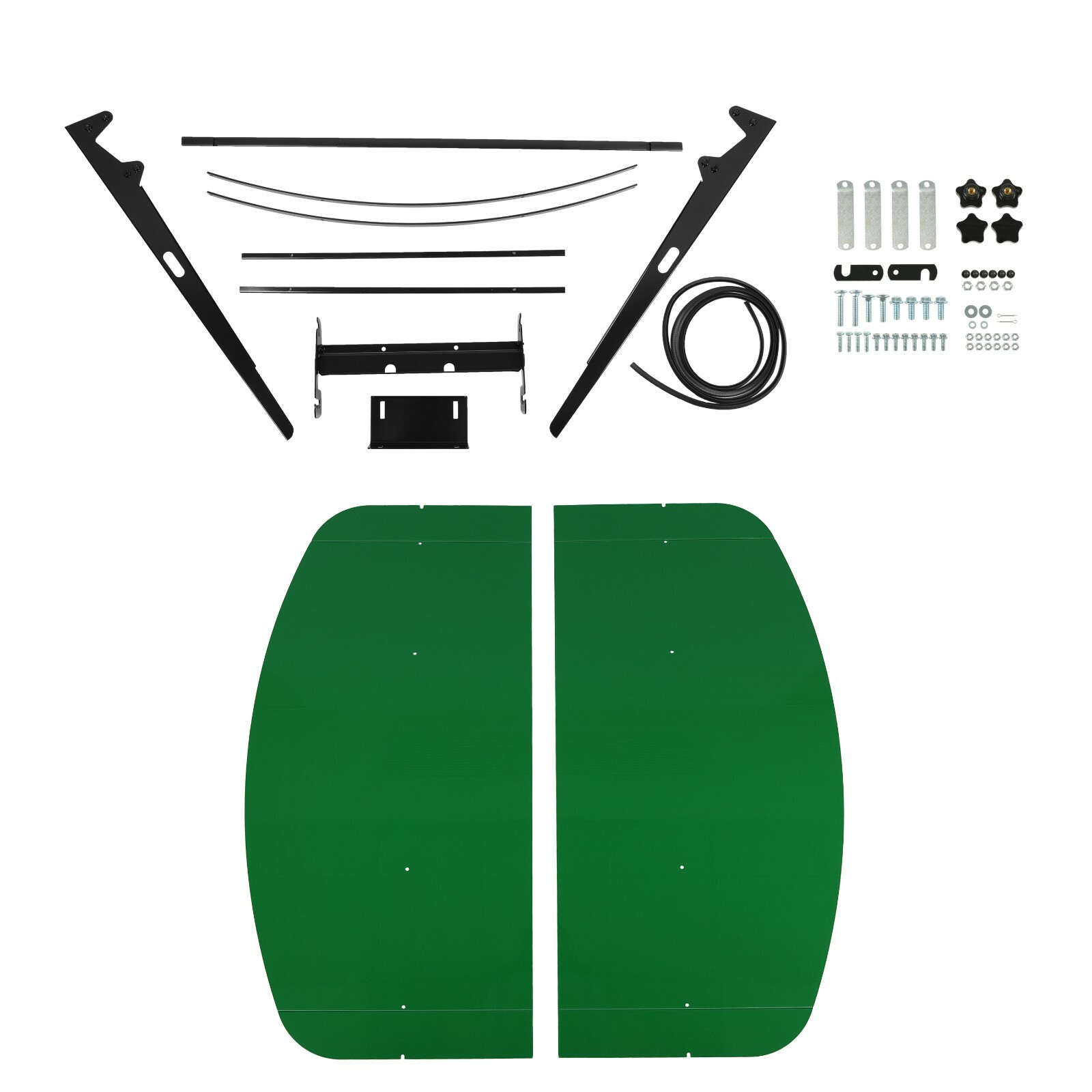 Tuff Top Tractor Canopy 52″ X 52″ For John Deere 2″ x 2″ or 2″ x 3″ ROPS Green