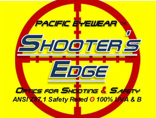 Shooter’s Edge Terra II Z87.1 Safety Shooting Glasses Clear lens Matte Black