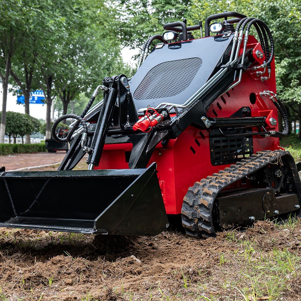 Brand New Compact Mini Crawler Skid Steer Loader 23hp Gas Engine EPA Free Ship