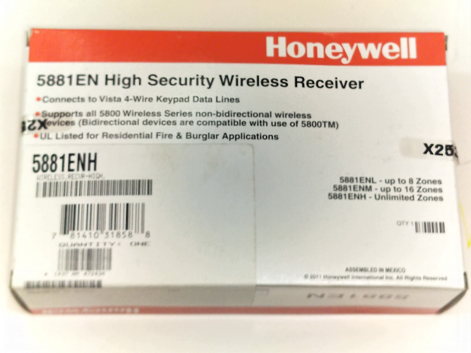 Honeywell / Ademco 5881ENH High Security Wireless Receiver (BRAND NEW & SEALED)