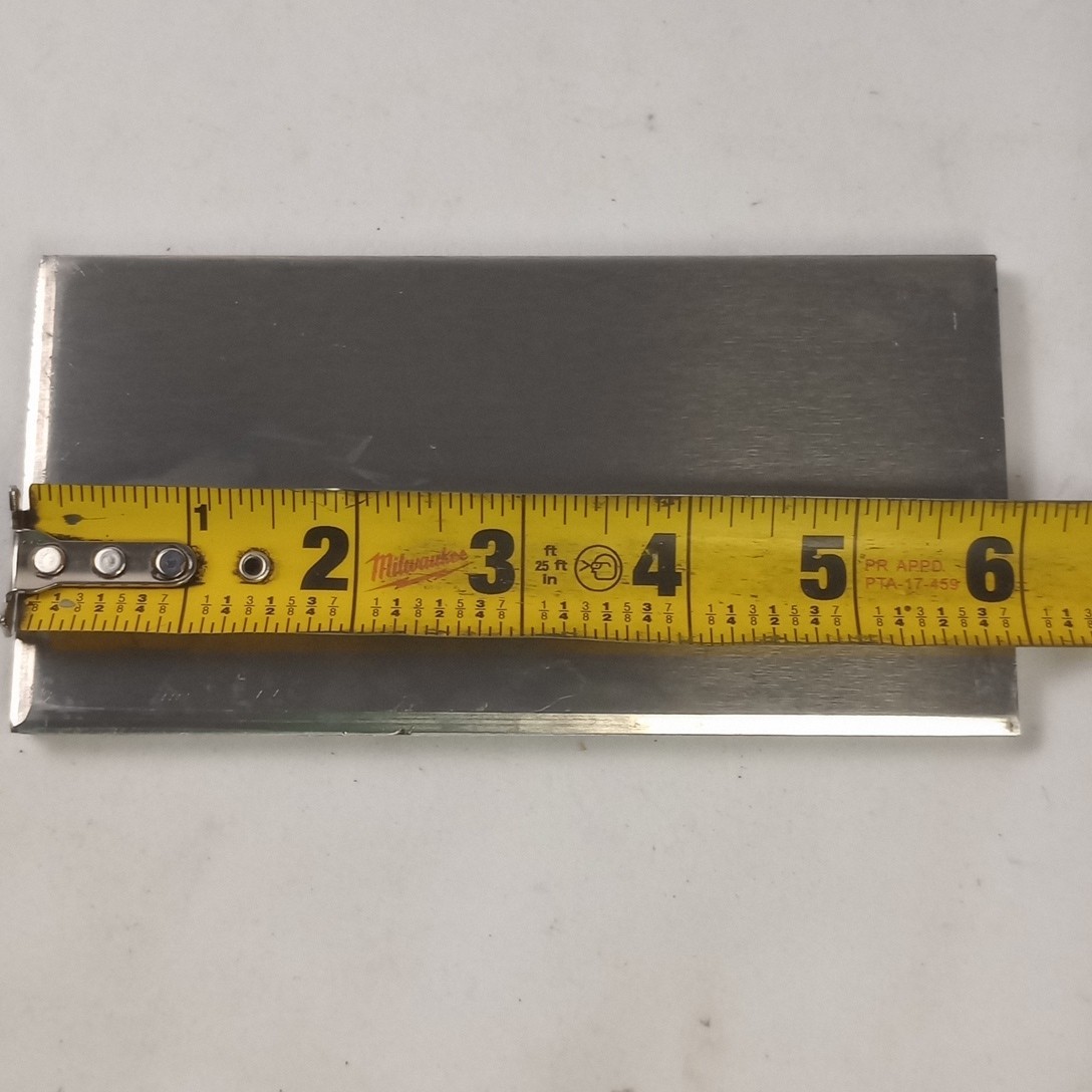 1/4″ x 3″ Aluminum Flat Bar, 6061 Plate, 6 Inch Length, T6511 Mill Stock, 0.25″