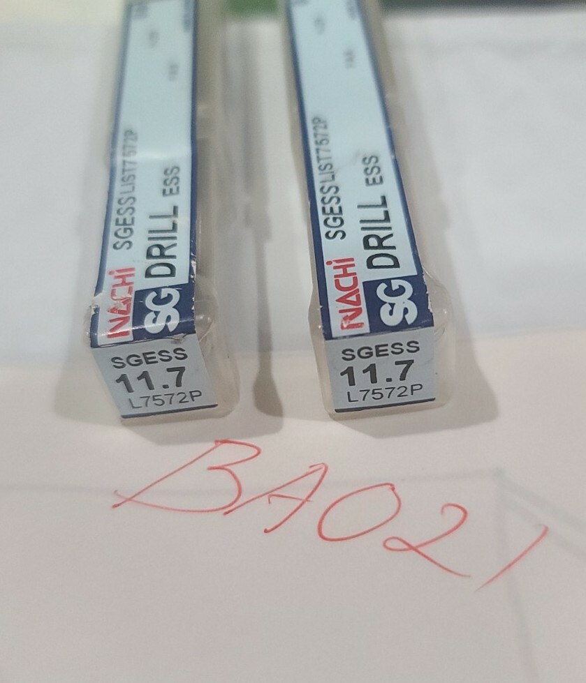 NACHI SGESS LIST7572P 11.7mm DRILL 2 PCS
