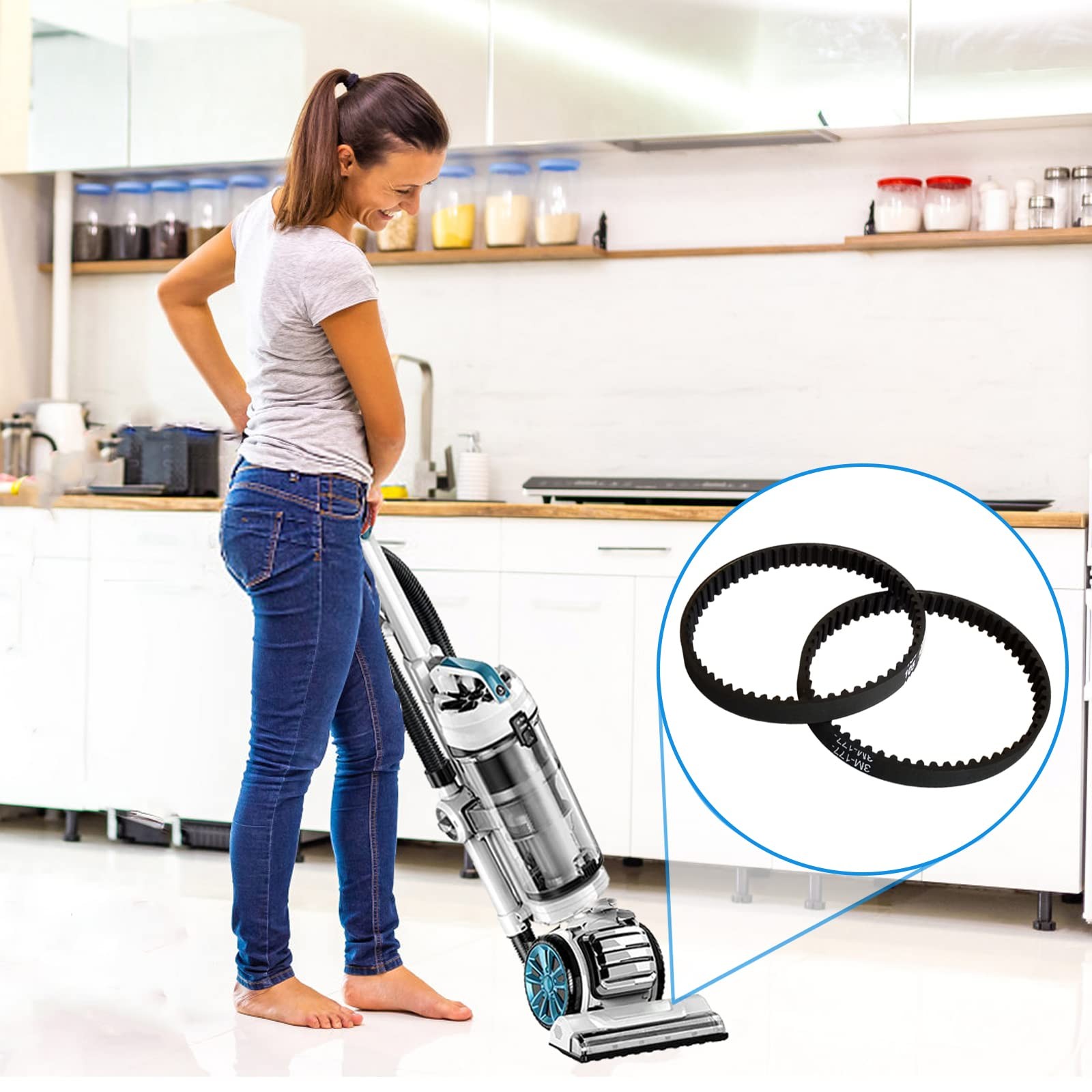 Vacuum Belts Replacement for Eureka FloorRover Bagless Upright Pet Vacuum…