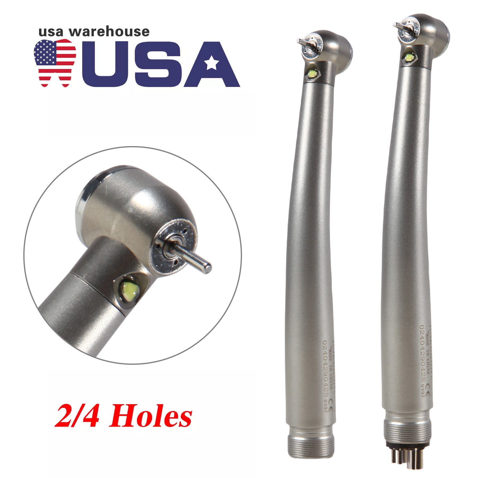 Dental Round Carbide Bur for Slow Low Speed Latch Type Contra Angle RA 1# -RA 8#
